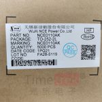 Timetrek MOS场效应管 NCE0110AK N沟道 100V 10A 封装TO252 原厂 - 图片 5