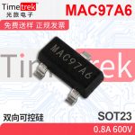 MAC97A6L 双向可控硅 MAC97A6 0.8A 600V SOT23 原厂现货