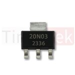 Timetrek MOS场效应管 20N03 N沟道 20A 30V 封装 SOT-223 - 图片 6